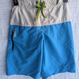 Gerry Weber Boy's Blue and White Swimming Shorts 10-12